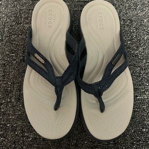 Croc Metallic Sandals